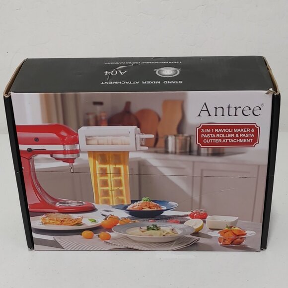 ANTREE 3-IN-1 Pasta Attachment & Ravioli Attachment for KitchenAid Stand Mixers - Picture 11 of 16
